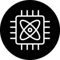 Quantum Computing Vector Icon Design