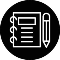 Notebook Vector Icon Design