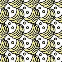 Seamless banana pattern. Doodle banana background vector