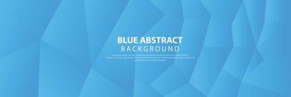 Blue Abstract Polygonal Background vector