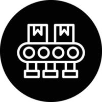 Conveyor Belt Vector Icon Design