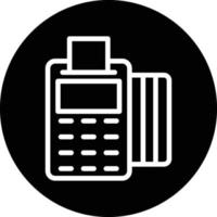 Card Machine Vector Icon Design