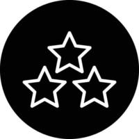 diseño de icono de vector de estrellas