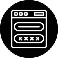 Login Vector Icon Design