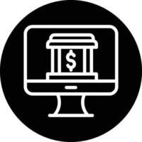 Online Banking Vector Icon Design