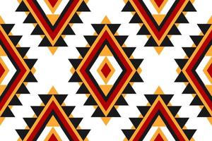 Geometric ethnic seamless pattern traditional. Aztec ethnic ornament print. Tribal pattern style. vector