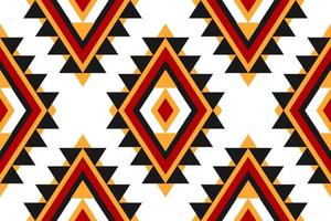 Geometric ethnic seamless pattern traditional. Aztec ethnic ornament print. Tribal pattern style. vector