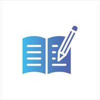 book icon with isolated vektor and transparent background vector