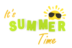 3d font sommar 3 png