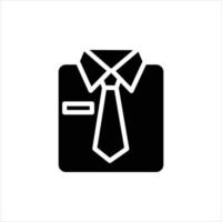 uniform icon with isolated vektor and transparent background vector