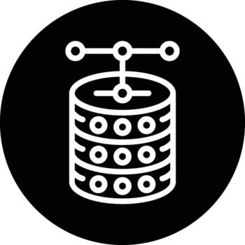 diseño de icono de vector de base de datos