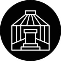 Yurt Vector Icon Design