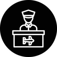 Security Control Vector Icon Design