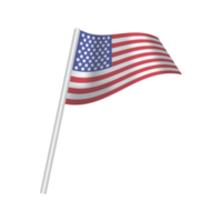 USA flag for Independence Day. png