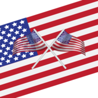 USA flag for Independence Day. png