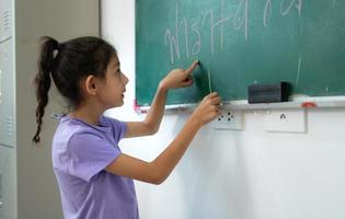 A group of students from an international school that promotes creativity photo