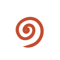 spiral illustration in doodle style png