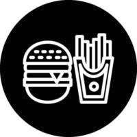 Fast Food Vector Icon Design