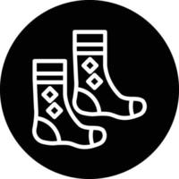 diseño de icono de vector de calcetines