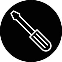 Screwdriver Vector Icon Design