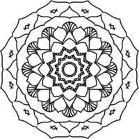 islamic arabic style mandala background vector