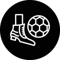 Soccer Free Kick Vector Icon Design