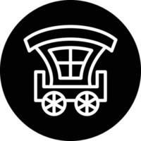 Carriage Vector Icon Design