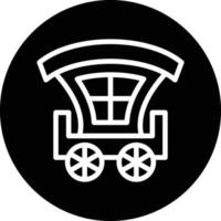 Carriage Vector Icon Design