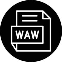 wav vector icono diseño