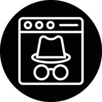 Incognito Vector Icon Design