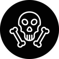 Jolly Roger Vector Icon Design