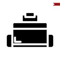 car  toys glyph icon vector