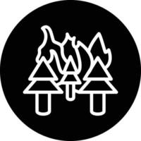 Wildfire Vector Icon Design