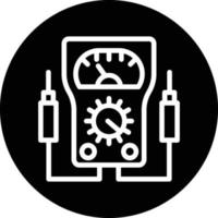 Voltmeter Vector Icon Design