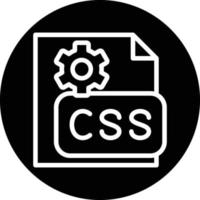CSS Code Vector Icon Design
