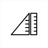 rulers icon with isolated vektor and transparent background vector