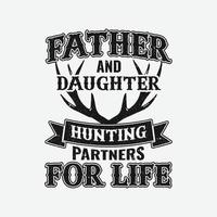 Hunting Tshirt Design vector