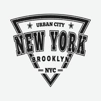 New york tshirt design vector