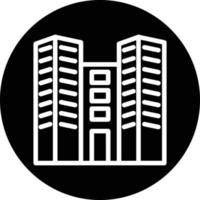 Office Building Vector Icon Design