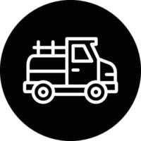 Pickup Truck Vector Icon Design