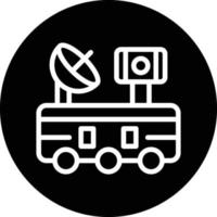 Mars Rover Vector Icon Design