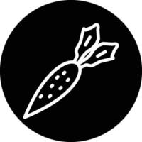 diseño de icono de vector de zanahorias