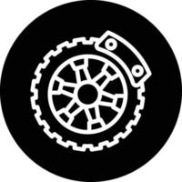 Brake Disc Vector Icon Design