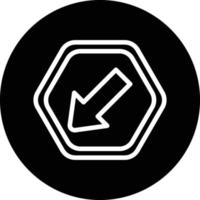 Keep Left Vector Icon Design