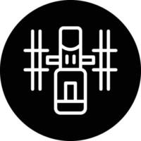 Hubble Telescope Vector Icon Design