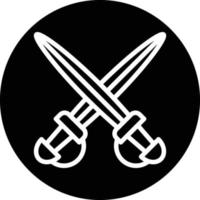 Swords Vector Icon Design