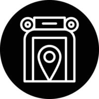 Street Location Vector Icon Design