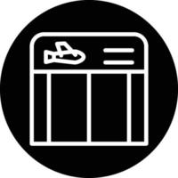 Boarding Gate Vector Icon Design