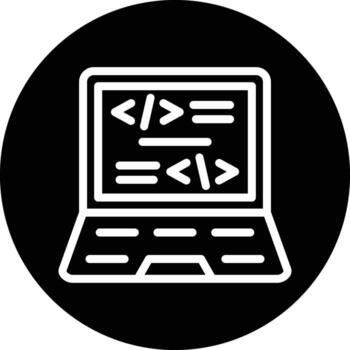 Coding Vector Icon Design