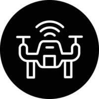 Smart Drone Vector Icon Design